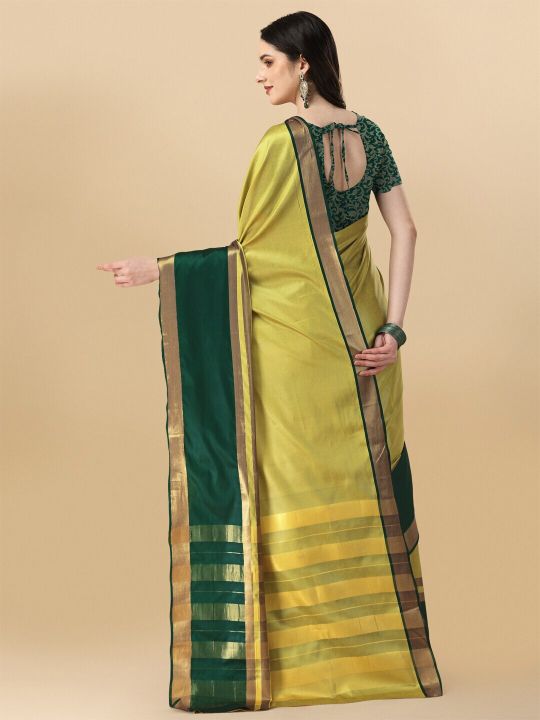 KALINI Zari Silk Cotton Saree