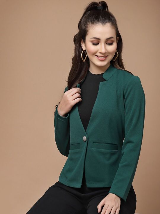 KASSUALLY Women Single-Breasted Blazer