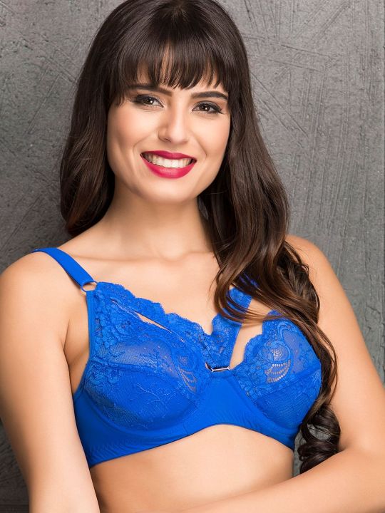 Lace Non-Padded Underwired Front Cage Bridal Bra