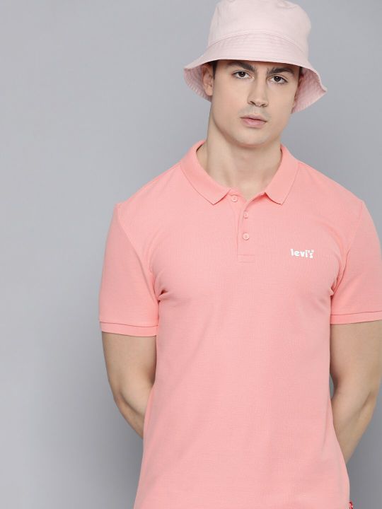 Levis Polo Collar Pure Cotton T-shirt