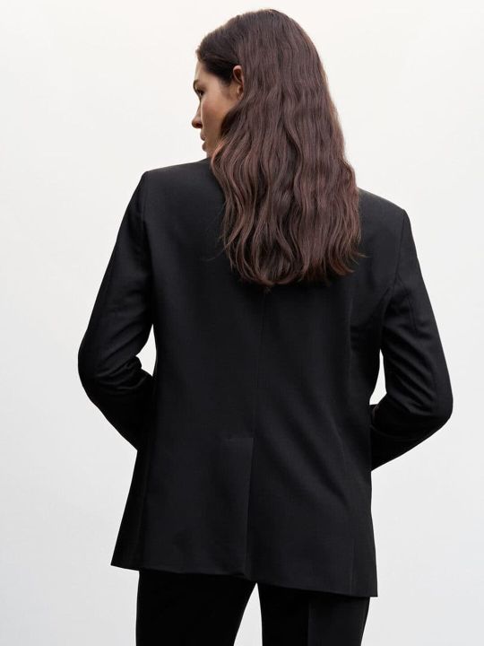 MANGO Sustainable Single-Breasted Blazer
