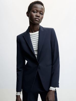 MANGO Sustainable Single-Breasted Blazer
