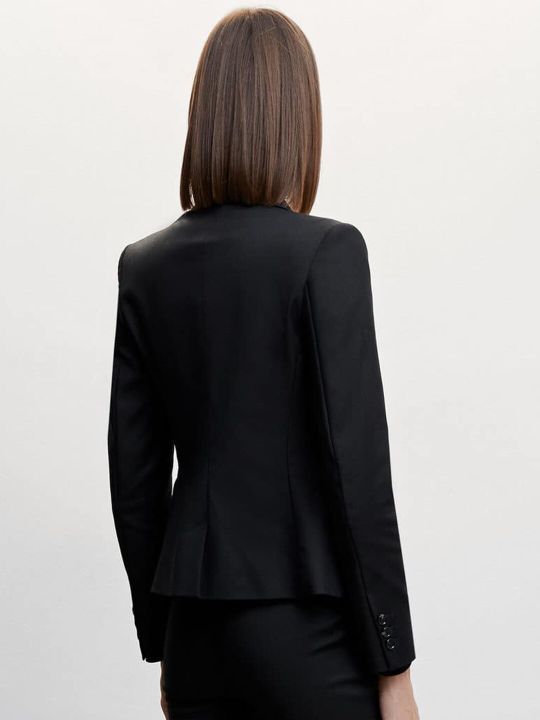 MANGO Sustainable Slim Fit Single Breasted Blazer