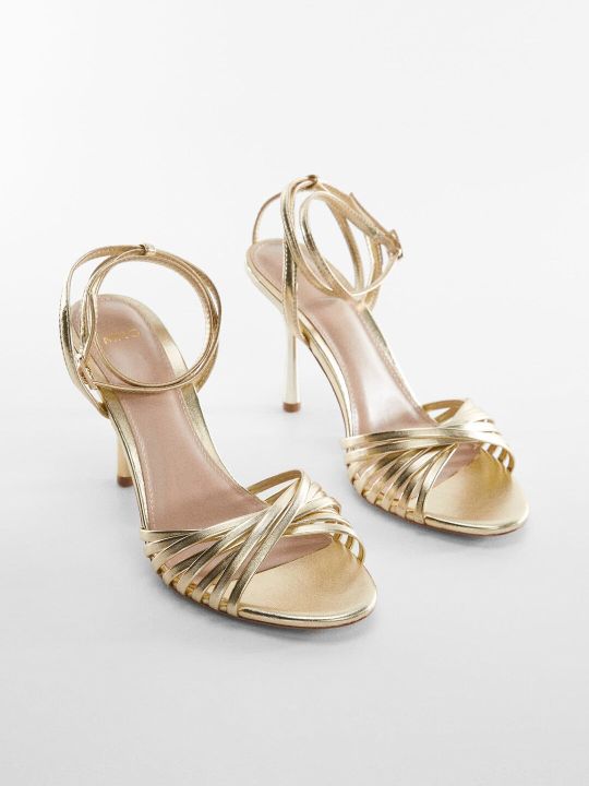 MANGO Women Mid-Top Slim Heels