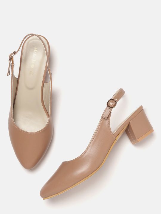 Marc Loire Women Brown Solid Pumps