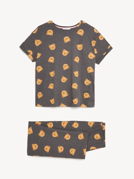 Marks & Spencer Graphic Printed Night Suit