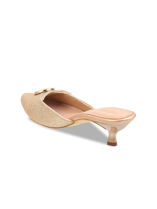 Metro Embellished Kitten Pumps Heels