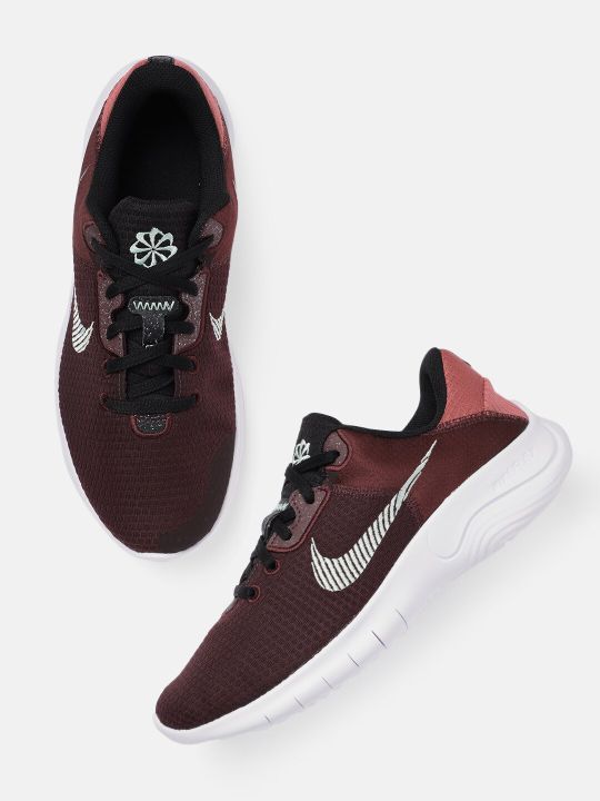 Nike Women Maroon Flex Experience Running Shoes