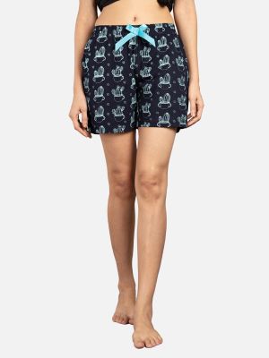 Nite Flite Women Multicoloured Printed Lounge Shorts