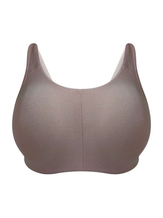 Non-Padded Non-Wired Full Cup Beginners T-shirt Bra in Nude Pink - Cotton