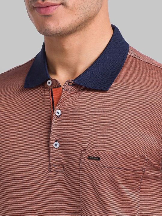 Park Avenue Polo Collar Pure Cotton Slim Fit T-shirt