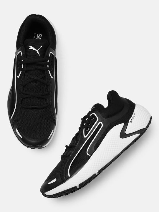 Puma Unisex Black Solid Softride Pro Coast Training Shoes