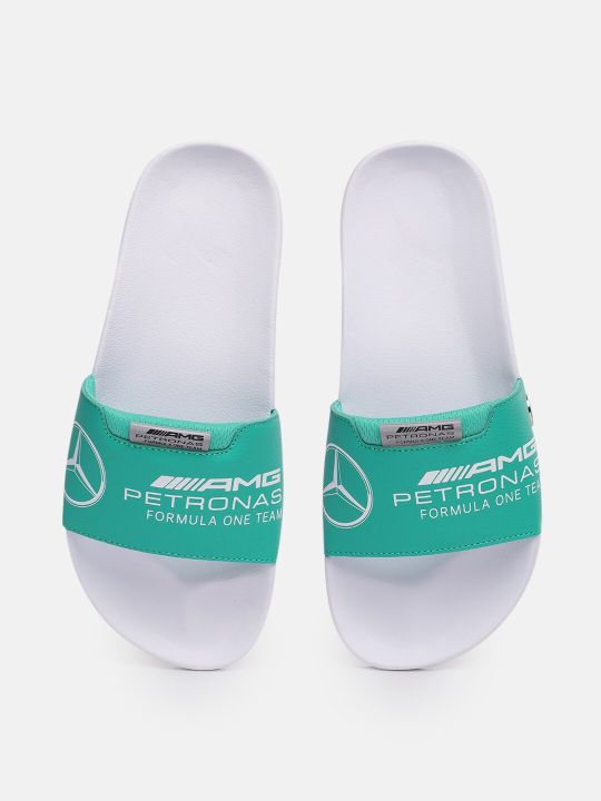 Puma Unisex Green MAPF1 Printed Sliders