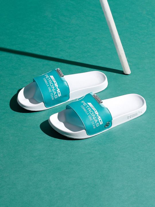 Puma Unisex Green MAPF1 Printed Sliders