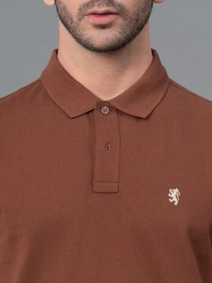 Red Tape Men Polo Collar Pure Cotton T-shirt