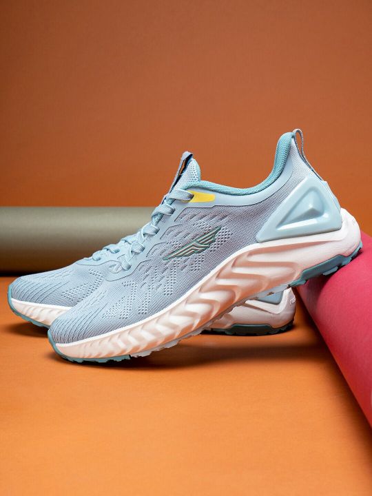 Red Tape Women Non-Marking Lace-Up Textile Walking Shoes