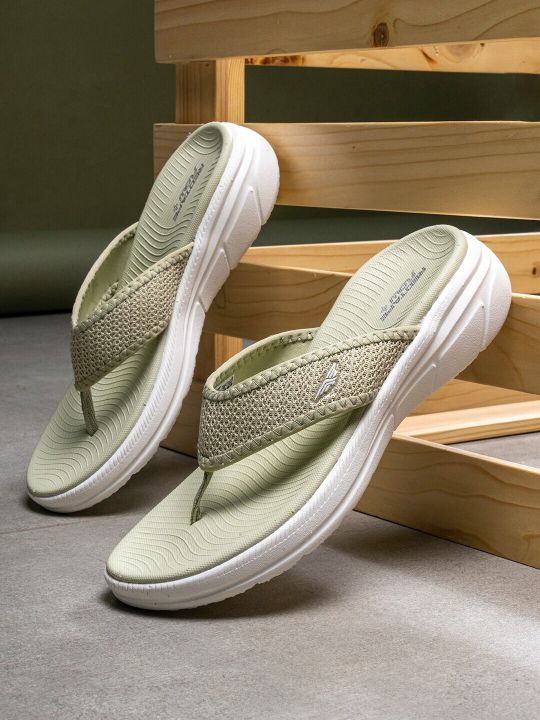 Red Tape Women T-Strap Woven Design Flats