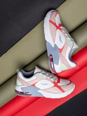 Red Tape Women White Mesh Walking Shoes