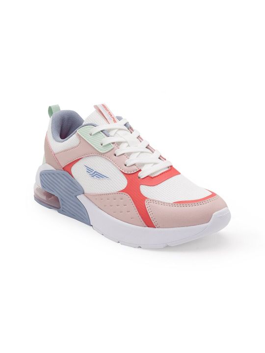 Red Tape Women White Mesh Walking Shoes