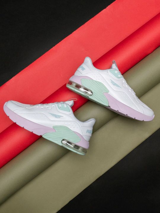 Red Tape Women White Mesh Walking Shoes