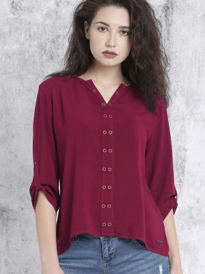 Roadster Burgundy High-Low Top