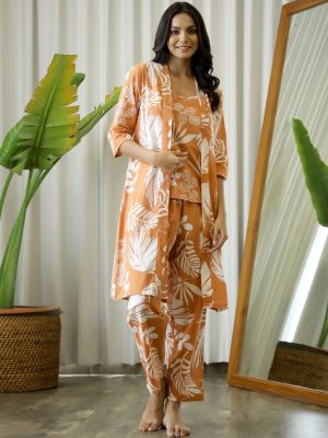 SANSKRUTIHOMES Women Printed Night suit
