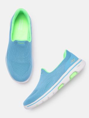 Skechers Women Blue GO WALK 5 Walking Shoes