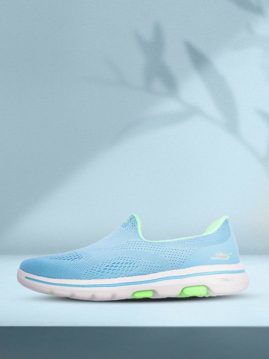 Skechers Women Blue GO WALK 5 Walking Shoes