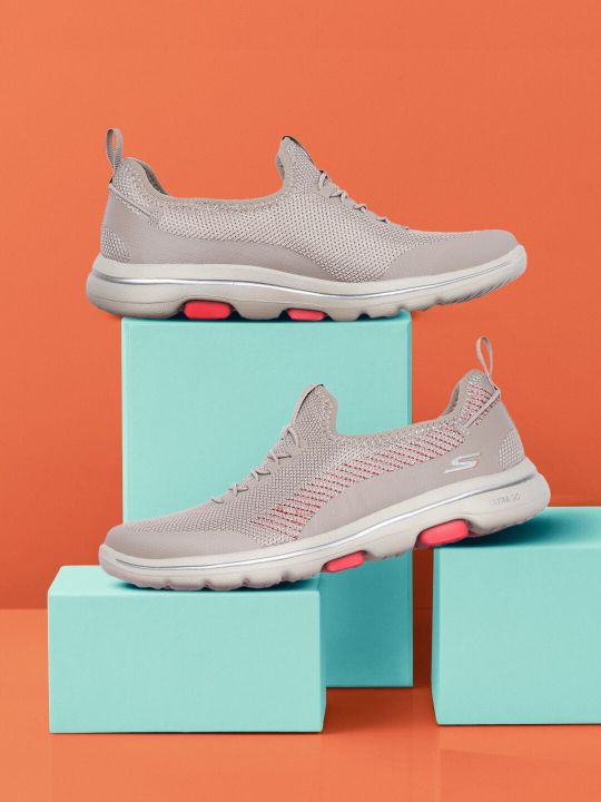 Skechers Women Pink Go Walk 5 - Prolific Shoes