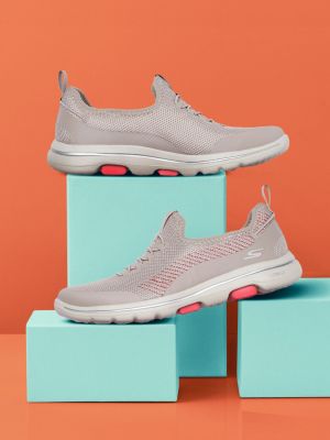 Skechers Women Pink Go Walk 5 - Prolific Shoes