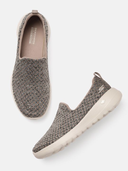 Skechers Women Taupe GO WALK JOY -SOOTHE Walking Shoes