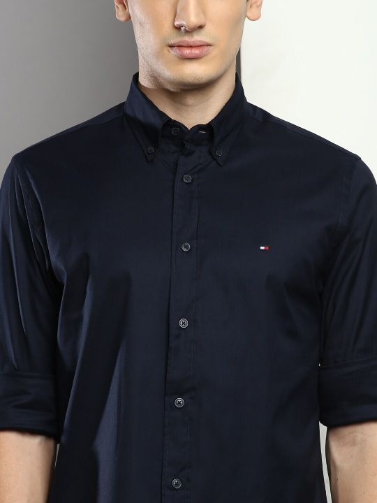 Tommy Hilfiger Button-Down Collar Oxford Casual Shirt