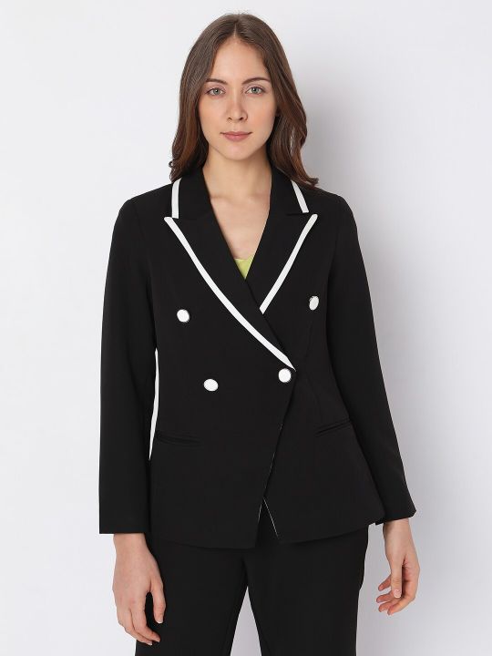 Vero Moda Women Double-Breasted Formal Blazer