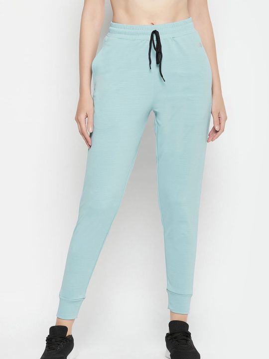 Active Joggers in Mint Green with Side Pockets