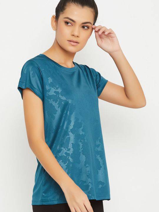 Active Printed T-Shirt in Blue