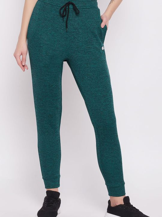 Comfort Fit Active Joggers in Teal Green