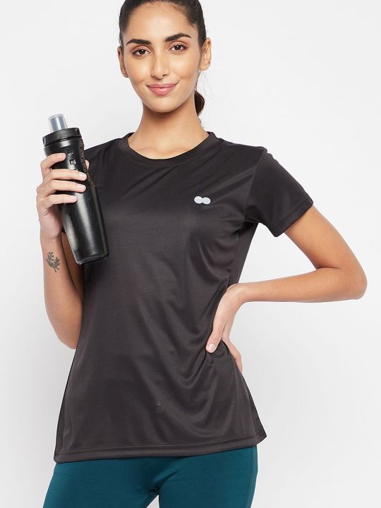 Comfort Fit Active T-shirt in Black