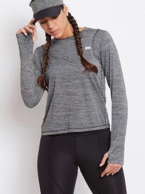 Comfort Fit Active T-shirt in Grey Melange