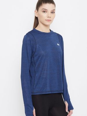 Comfort Fit Active T-shirt in Navy Melange