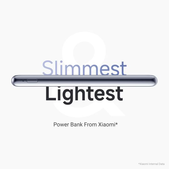 Xiaomi Ultra Slim Power Bank – 93 Grams Only, Pocket Friendly Beast