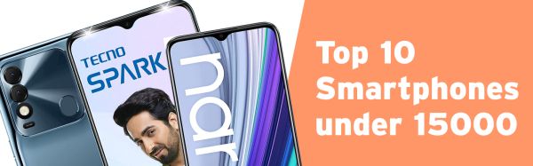 Top 10 Smartphones under 15000 Budgets on Amazon India